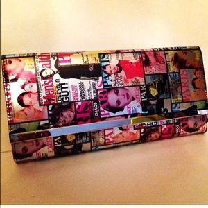 Magazine print clutch BRAND NEW